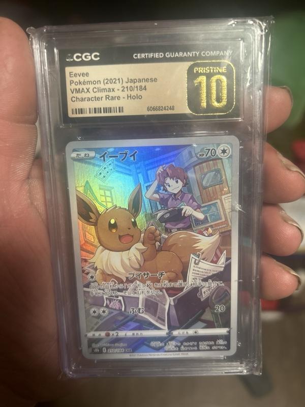 Mew Vmax black label CGC Minton 10