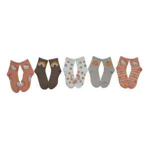 Hello Kitty Ladies' Hooray for Harvest Capri Sock Set - 5 Pair
