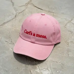 Embroidered Carls a Mess Baseball Hat, Svmmer Should Be Fun Custom Racerback Hat, Spaghetti Strap Hat, TV Inspired Hat