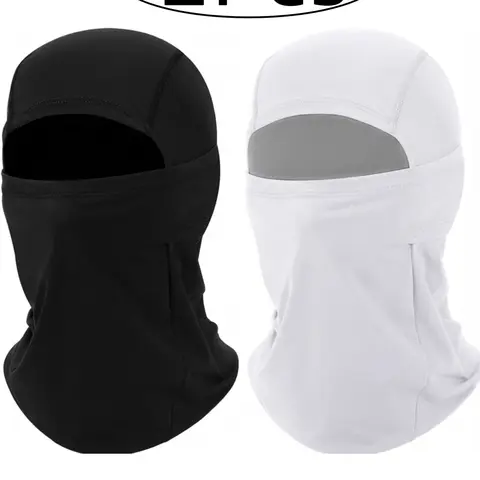 2pcs Mask Balaclava Shiesty, Motorcycle Balaclava Masks Summer Cooling, Thin Breathable UV Protection for Men Women, Casual Style, Balaclava Headwear