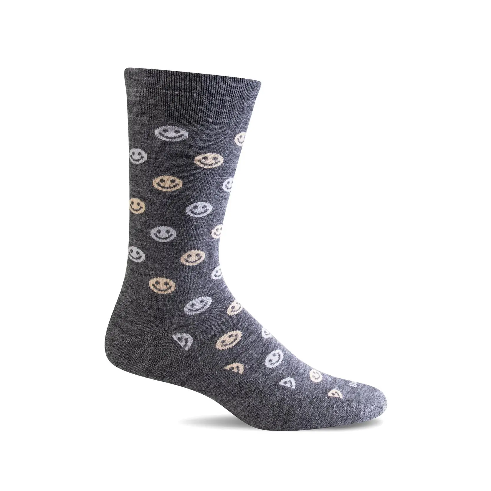 Sockwell Happy | Essential Comfort Socks (Men's) - Charcoal