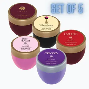 Avon Skin Softener SET of 5 - Far Away, Odyssey, Sweet Honesty, Candid and Imari - 2.6 oz Each
