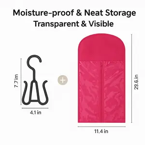 Moisture-proof & Neat Storage Transparent & Visible Lace Front Wig Human Hair Wig