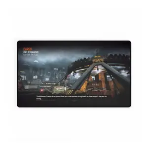 Call of Duty themed Gaming desk mat map -"CARGO"-Stylish Gaming Desk Mat with Futuristic Cityscape Design