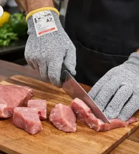 C9 Gray Cut Resistant Glove (Each), Premium Protection for Food Service