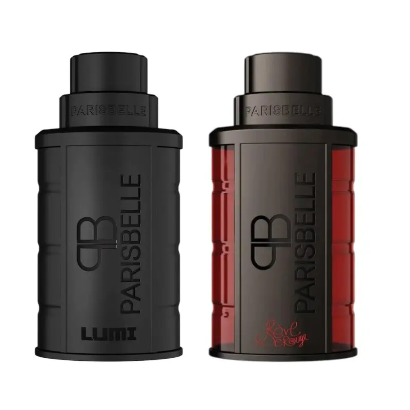 (2pc Bundle Pack) Lumi + Reve De Rouge by Parisbelle Extrait De Parfum Spray, 3.4oz