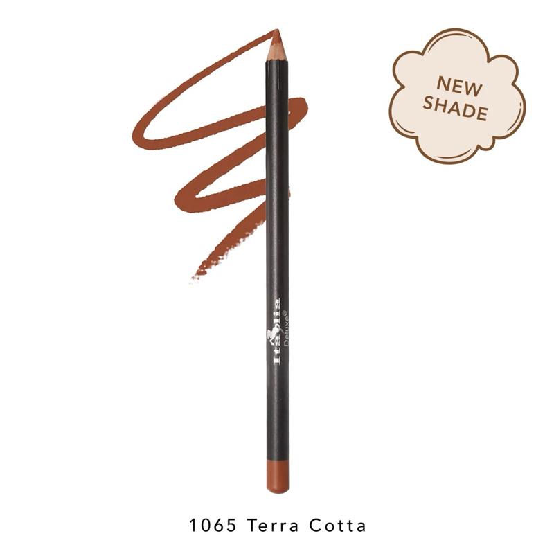 Italia Deluxe Ultra Fine Lip Liner in Neutral Dark Shades - Luxurious Velvet Formula with Smooth Application and Long-Lasting Wear Eyeliner Lipliner Makeup Flawless