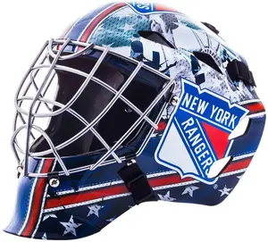 New York Rangers Unsigned Franklin Sports Replica Goalie Mask