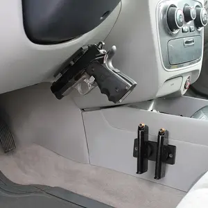 Car Interior Accessories Gun Rack Gun Magnet Car Mount, Heavy Duty Car Waist Bag Magnet, Concealed Tactical Gun Holder, Suitable for Home, Office, Cabinet, Desk.Truck Gun Rack, Car Gun Rack