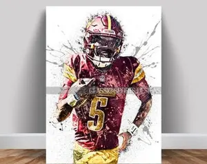 Jayden Daniels Poster, Washington Commanders, Poster Print UnPoster Print UnPoster Print Unframe, Wall Art Print, Kids Decor, Man Cave Gift, Sports Art