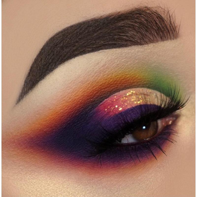 Blends - Eye And Face Palette - 30 Rainbow Matte Eyeshadows + Magnetic Pans