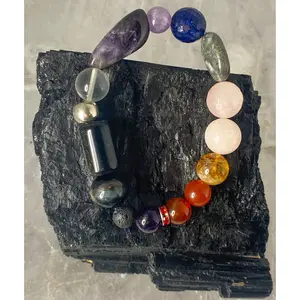 10 Gemstone Chakra Alignment Stretchy Bracelet