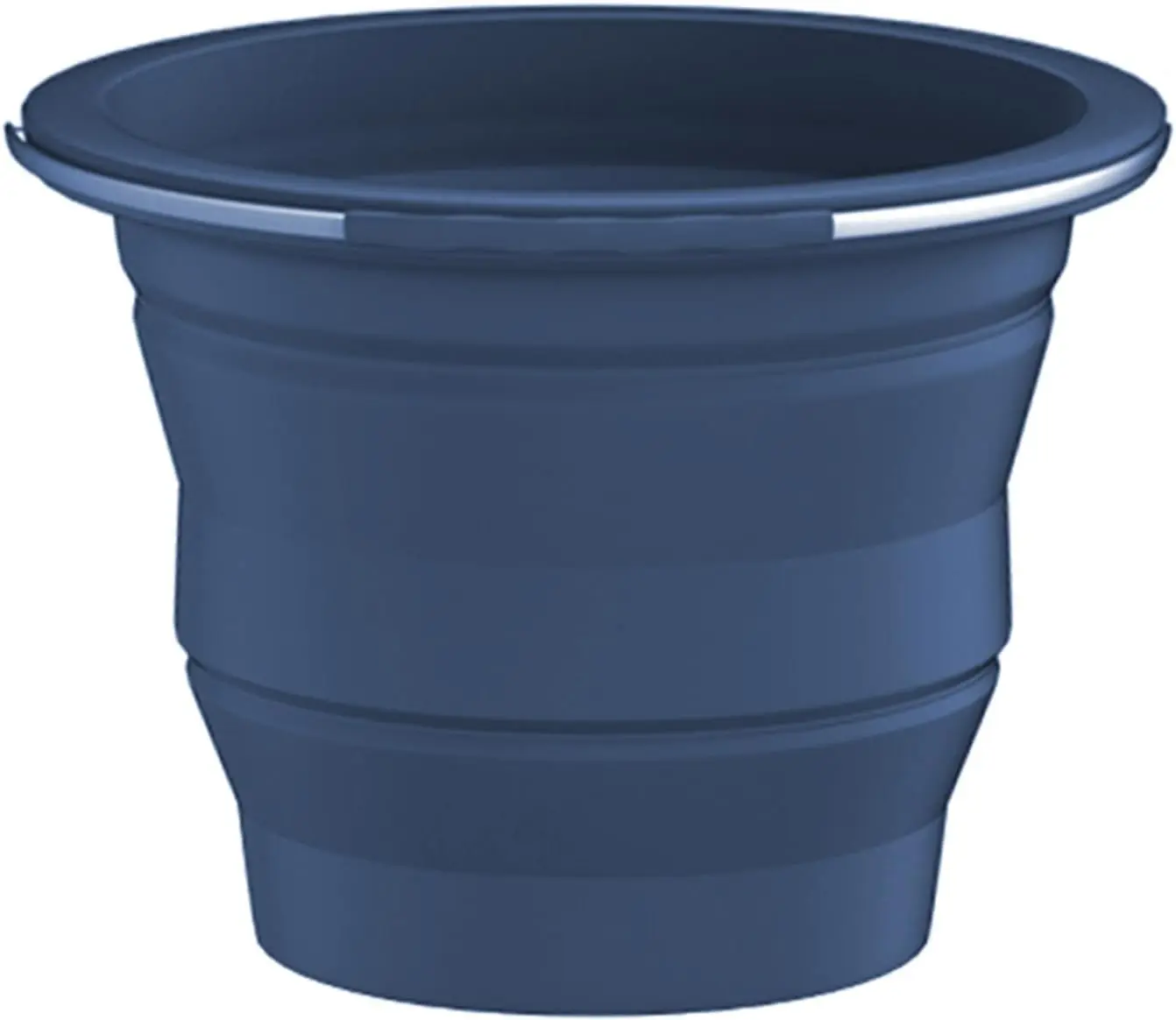 Collapsible Buckets, Silicone Bucket, Household Cleaning or Car Washing, Portable Folding Bucket for Fishing or Camping, 2.6 Gallons (10 Liters), Space-Saving Design, Round(Blue)