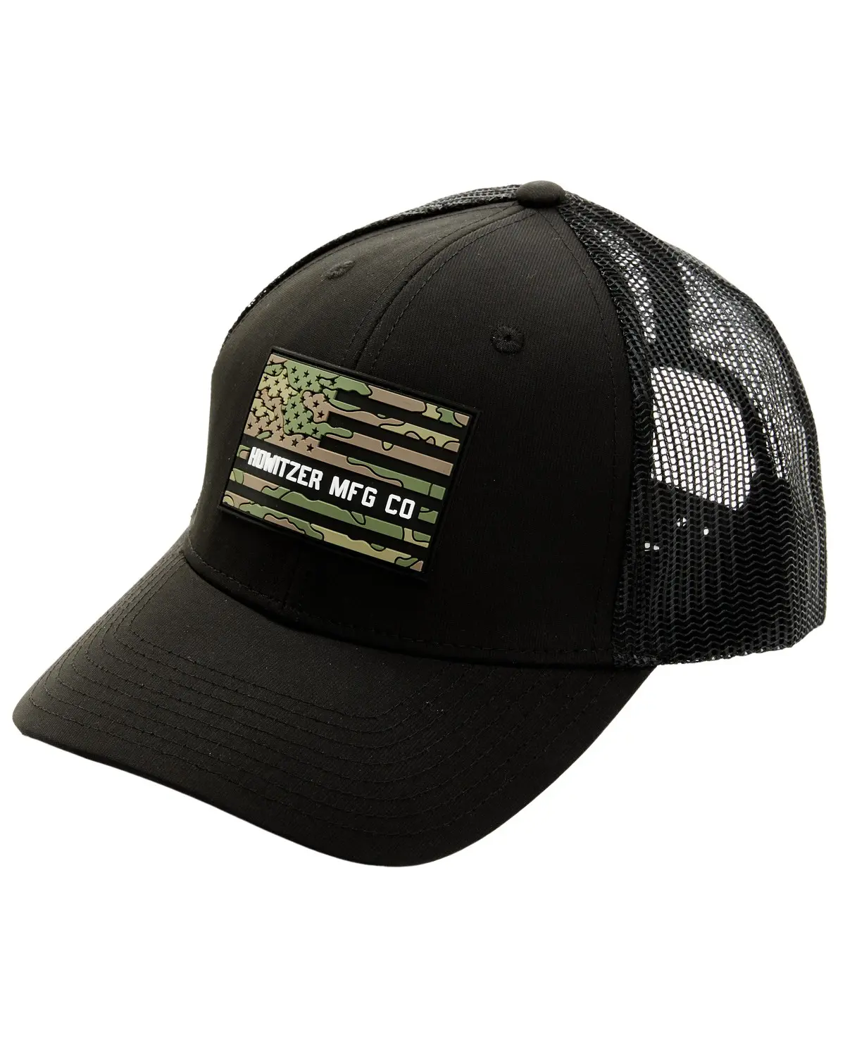 Howitzer Men's Men'S Camo Print Flag Patch Ball Cap - Cv4797