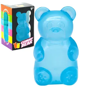 Gummy Bear Toy Sugar Filled Squishy Toys for Kids Stress Relief High Density Squeeze Balls for Students Calming Fidget Squishy Toys for Anxiety Relief