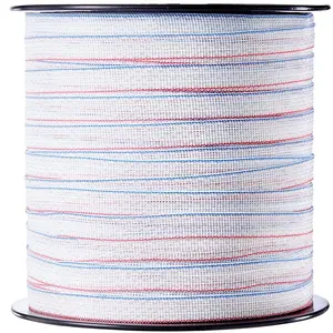 VEVOR Electric Fence Tape, 1640Ft 500M Polytape Fencing Hot Wire, 3/4 Width 6 Stainless Steel Strands for Reliable Conductivity, UV Rust Resistance, Portable Polywire for Horse Cattle LivestockVEVOR Super Brand Day