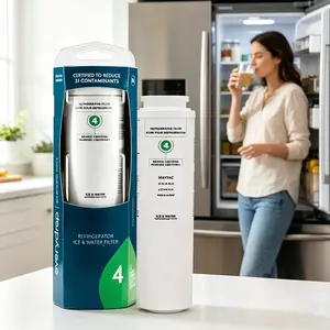 Everydrop Filter 4 Replacement for Whirlpool EDR4RXD1, Compatible with Maytag UKF8001 Water Filter, UKF8001AXX-200, UKF8001AXX-750, 4396395, WHR4RXD1, KAD4RXD1, 46-9006