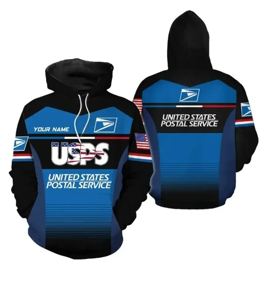 Personalized Name Postal Worker Hoodie, 3D Printed Hoodie New