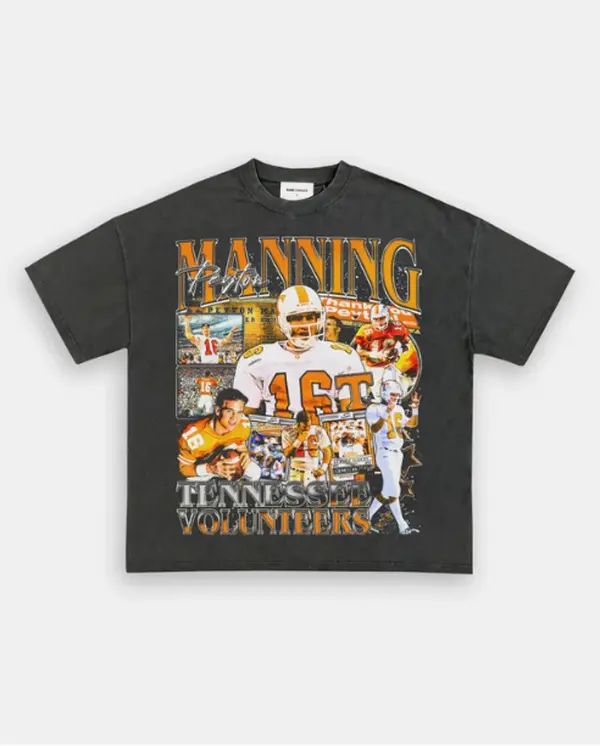PEYTON MANNING-TENNESSEE TEE, Retro Football Shirt ,Football Shirt Christmas Gift Unisex, Football 90s Vintage Fan Gift,football American Graphic Vintage, Gift For women And Man Unisex T-shirt