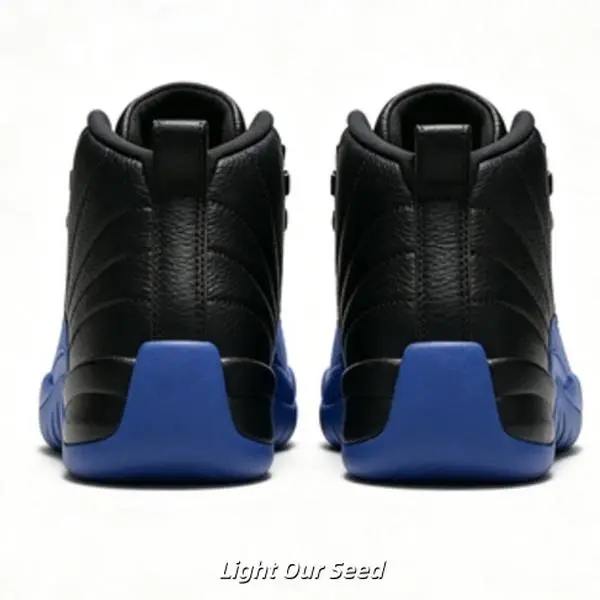 Unisex Black Blue Suede Mid-Top Retro Basketball Sneakers - Lace-Up, Breathable, Rubber Outsole Traction, Street Casual Sports Shoes for Daily Wear, Laces