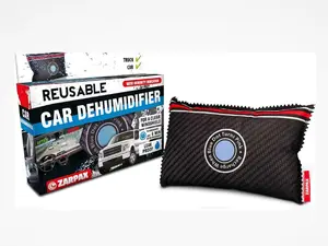New Car Dehumidifier Bag, Absorbs Moisture, Damp, & Condensation on Windscreens & Car Interior, 100% Leakproof, Reusable Dehumidifier, Dashboard Dehumidifier & Car Condensation Remover