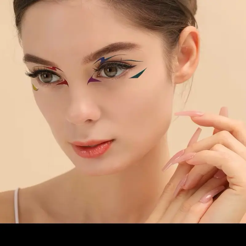 Tattoo Stickers 3D Three-Dimensional Eyeliner Stickers with Unique 3D Effect for Stylish Look