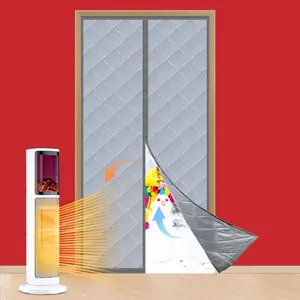 Thermal Insulated  Door Curtain for Winter - Fits Opening 36x82 in (Actual 38x83) - Thicker  Draft Stopper, Weatherproof Windproof Soundproof Door Cover, Keeps Cold Out,