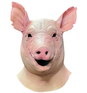 Spiral Pig Mask - SAW - Trick or Treat - Deluxe Costume Accessory - One Size