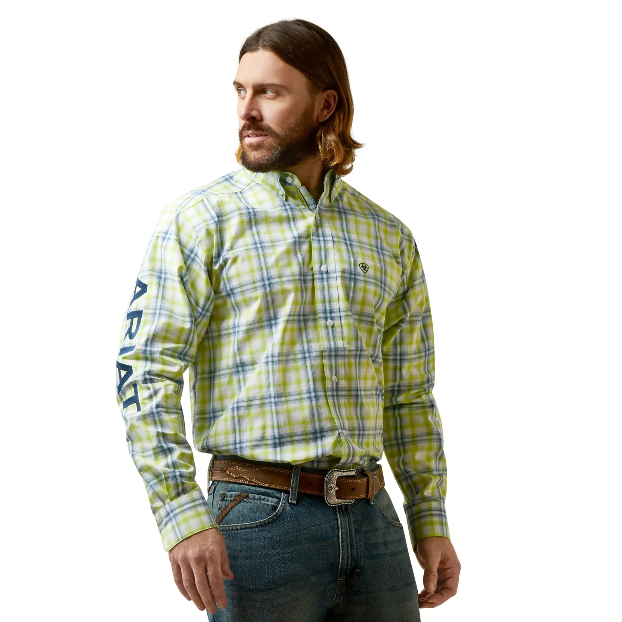 Men's Pro Series Team Dayton Classic-Fit Western Shirt