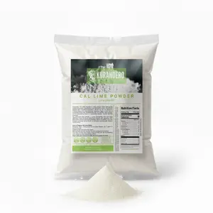 KURANDERO Cal Lime Powder 8 oz (226 g) – 100% Natural Cal de Lima (Calcium Hydroxide) – Premium Edible Lime Powder for Traditional Preparation, Non-GMO, Additive-Free, Fine Texture, Single Pack