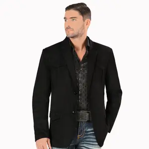 MONTERO BLAZER 2184, SACO BORDADO PARA CABALLERO, CORTE SLIM FIT, PREMIUM QUALITY, PARA OCASIONES FORMALES Y CASUALES.
