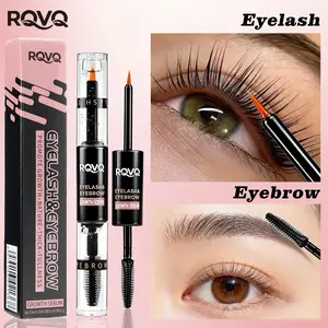 2 in 1 Eyebrow and Eyelash Enhancing Serum. Supports Thicker, Longer Looking Lashes and Brows. Lightweight Fast Absorbing Formula. Dual Brush Heads for Morning and Night Use. Natural Nourishing. Cruelty Free. Beauty Gift for Women.
