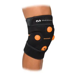 McDavid MYOVOLT Wearable Vibration Recovery Knee/Leg Wrap - Neoprene Adjustable Fit forFocused therapy with multi-mode levels to assist in warmup, soreness, stiffness and recovery
