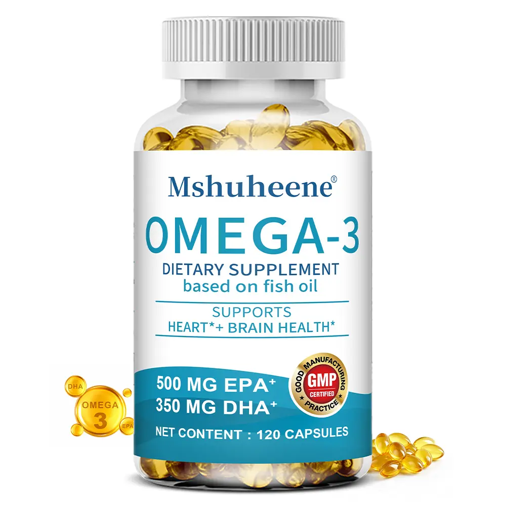 OMEGA-3 Healthcare  Supplement - Supports Heart and Brain Health, 120 Capsules
