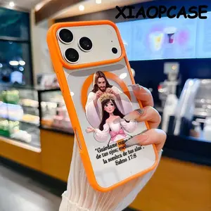 The blessings of Jesus and Salmo 17:8 pattern Phone Cases for iPhone 17 Pro Max Air 16 15 14 Pro Max 13 12 11 Plus Smartphone Shockproof Protection Cover Cellphone Protective magsafe magnetic case Aesthetic Resistance Casing Protector