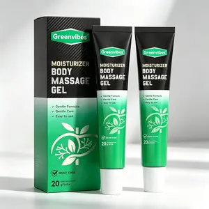 Greenvibes 20g Body Massage Gel, mild daily care formula relieves body discomfort, deeply hydrates skin
