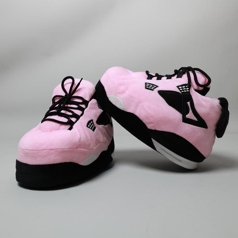 Women's Fashion Sneaker Slippers, Trendy Comfortable Soft Home Slipper Sporty House Shoes One Size Fits for Most