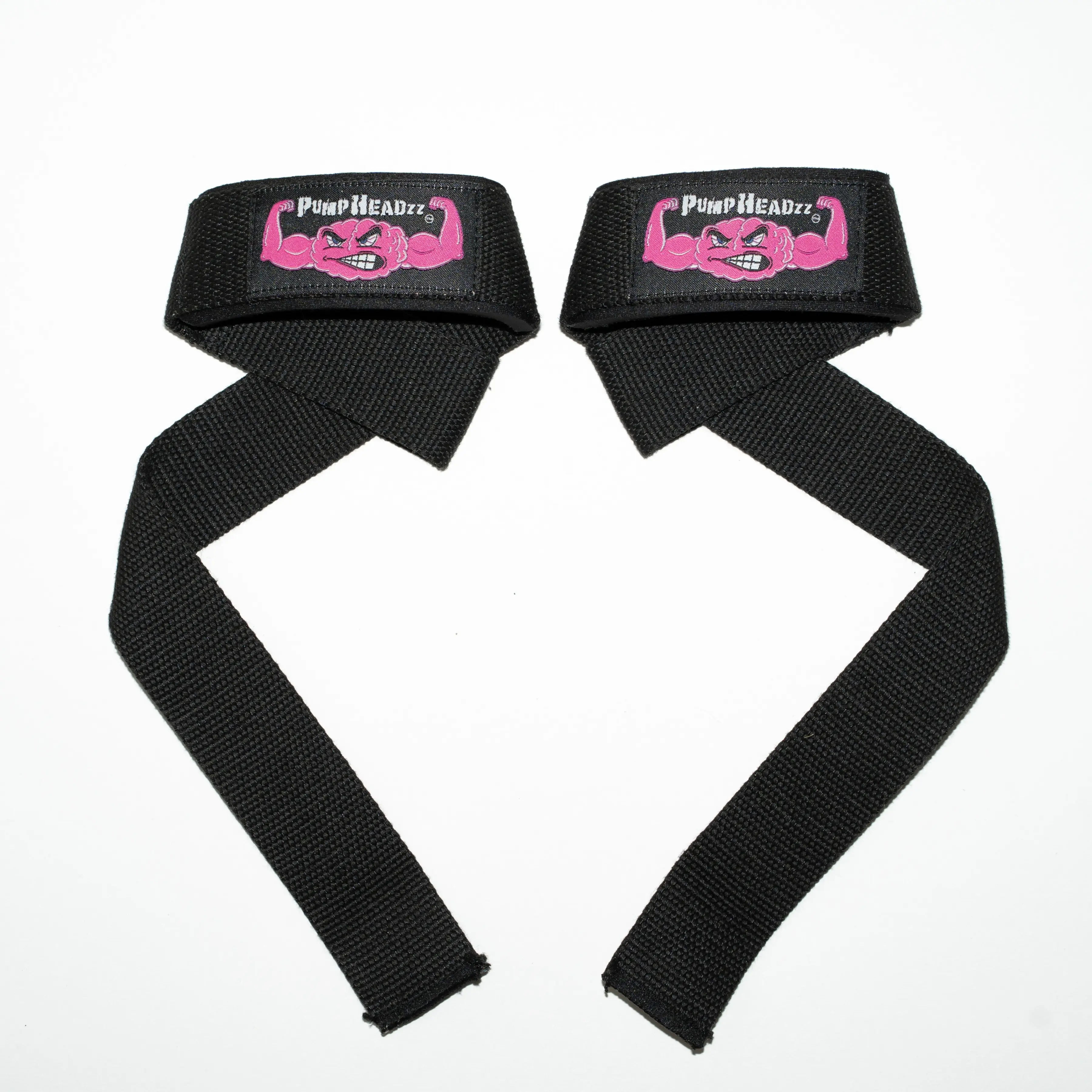 PumpHeadzz Lifting Straps - Premium Weightlifting Wrist Straps for Powerlifting, Bodybuilding and Strength Training - Heavy Duty, Tightly-woven, Neoprene Non-Slip Grip for Maximum Support and Comfort