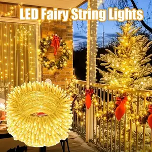 USB Ice Fairy Light String, USB Convenience, Warm Indoor Outdoor Decoration, Perfect for Christmas New Year Valentine's Day Wedding Party