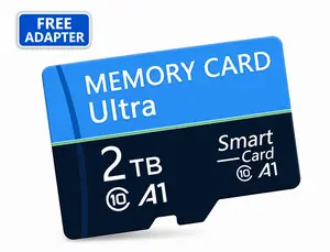 2TB Micro SD Memory Card with Adapter – High-Speed A1, Waterproof & Shockproof