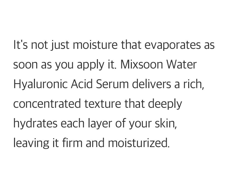 [mixsoon Official Shop] Glacier Water Hyaluronic Acid Serum 3.38 fl.oz / 100ml - Non-greasy Hydration Booster,  Korean Facial Serum for Glass Skin