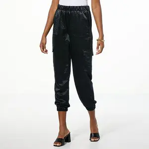 G by Giuliana Black Label Satin Jogger