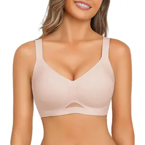 Wireless Bras for Women Bras No Underwire Seamless Push Up Bralette Full Coverage Comfort Bra Everyday Bra