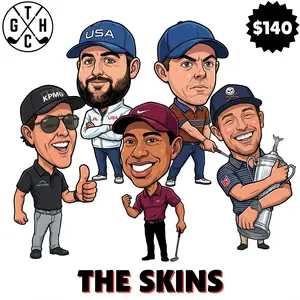 The Skins: TGHC Golf Accessories and Club Box: Ball Cleaning Towel + Divot Repair Tool & Magnetic Marker