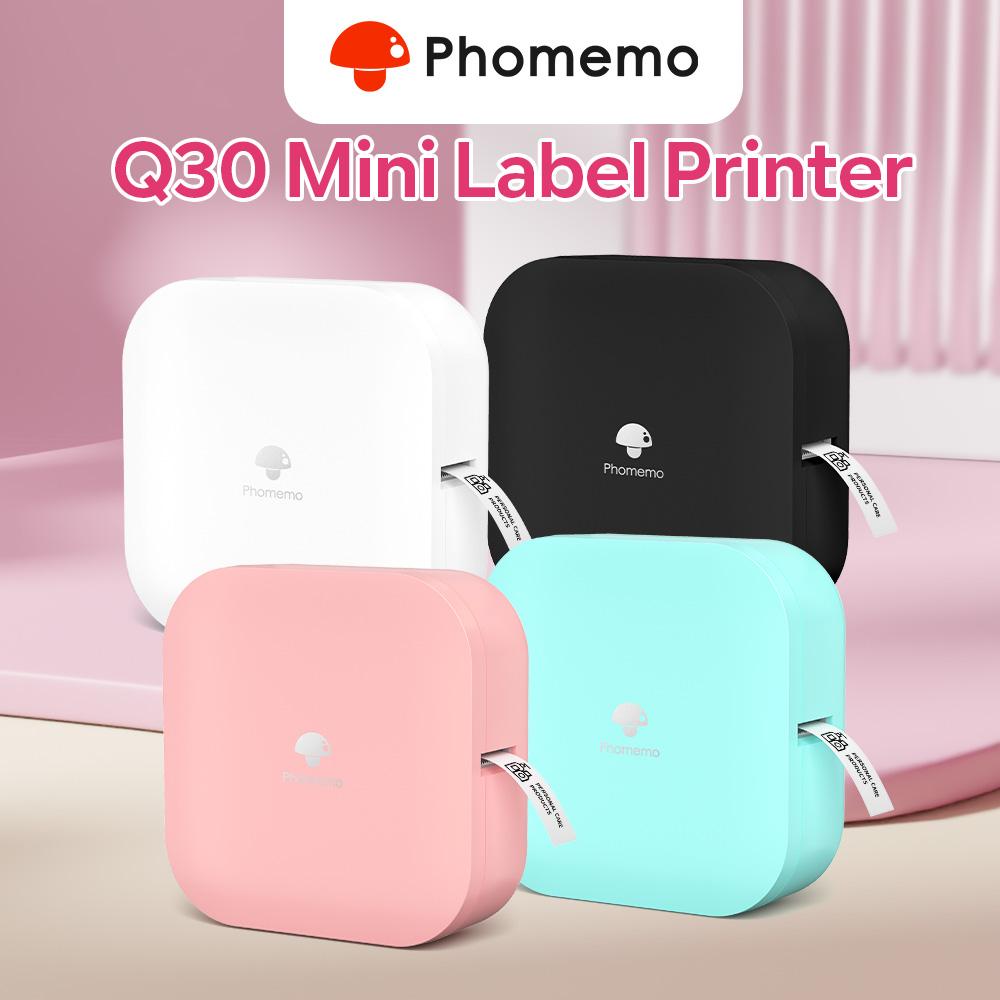 Phomemo Q30 Portable Label Printer Mini Thermal Label Maker Multi-Color Wireless Bluetooth Printer Various Stickers Label Paper