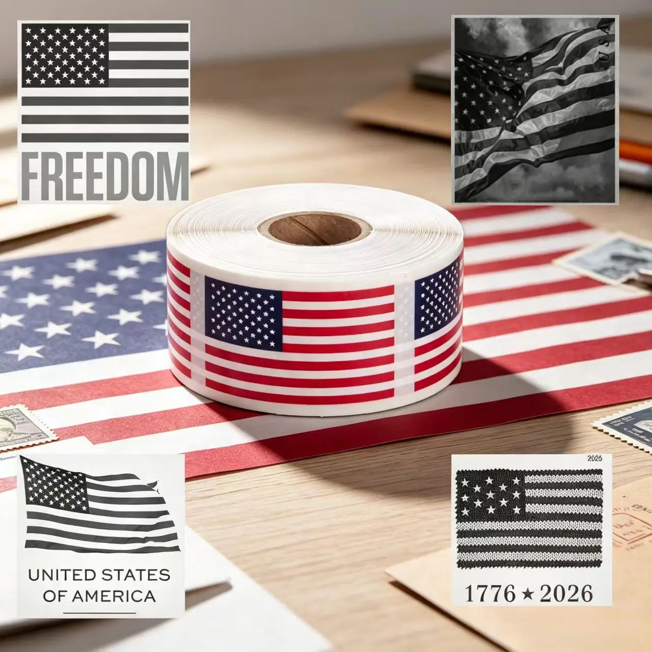 1Roll Glossy Holiday Craft Stickers -23 24 25 100 Sheets for Scrapbook Journal Making