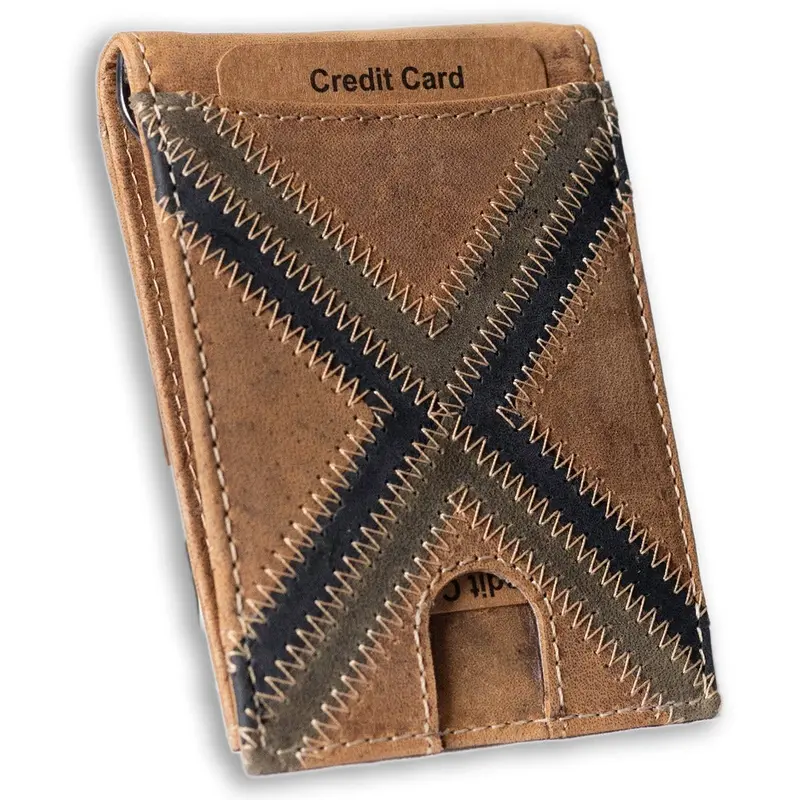 Men's High-Quality Leather Bifold Cash Clip Wallet - Chic Minimalist Slim Cardholder Accessory, Durable Business Bifold Wallets for Men, Ideal Birthday Gifts for Him & Adults, Cool Gifts for Guys & Boyfriend