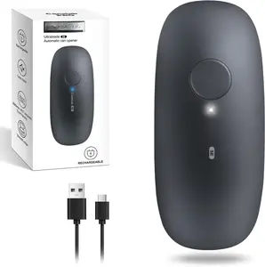 Ultrablde SE - USB Rechargeable Electric Can Opener for Kitchen for Seniors with - Cordless   Automatic, Side Cut, Smooth Edge, Handsfree, for Small or Large Cans, Grey