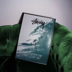 Stussy Poster – Surf, Aesthetic, Trendy, Street Culture, Underground Fashion – Stussy Gift