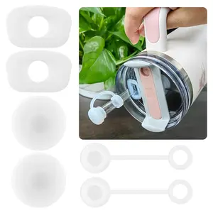 6PC Stanley Cup Leak-Proof Kit, Silicone Seals & Straw Lid Cover For 40oz 30oz Tumblers, Spill-Proof Insert With Leak Repair Plugs, Cup Accessories Set, Tumbler Replacement Lid Cover